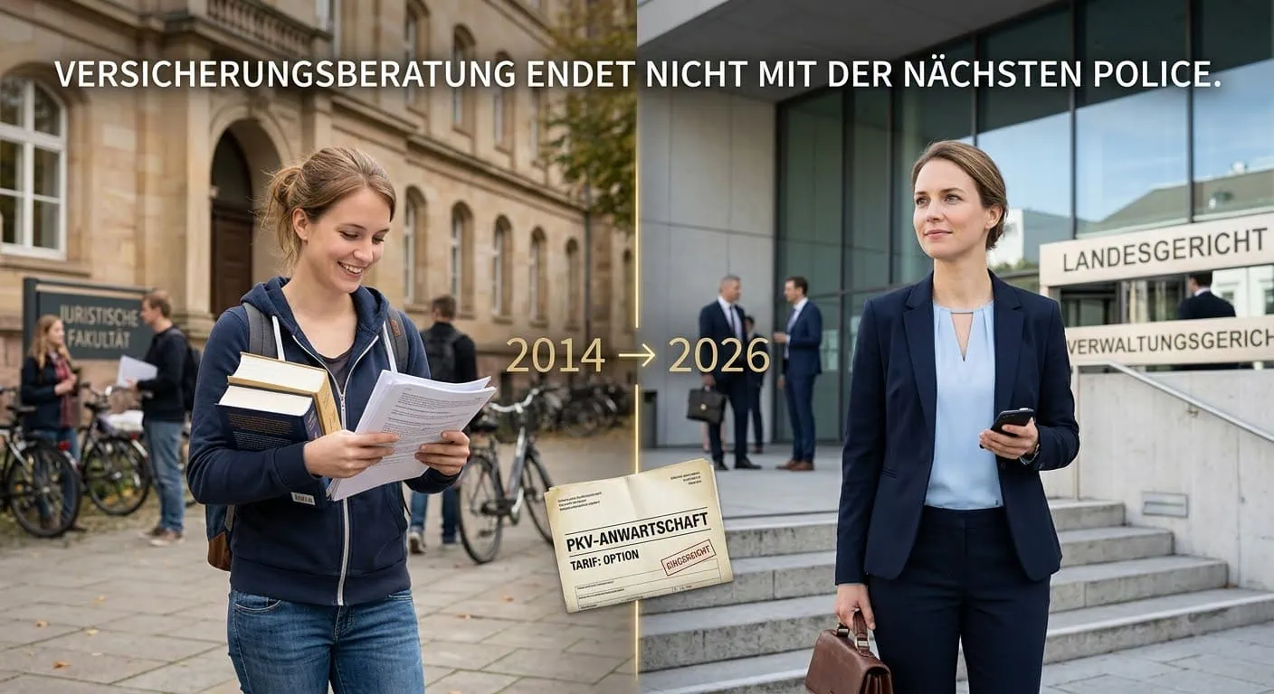 PKV-Anwartschaft bei späterer Verbeamtung – Praxisfall 2014 bis 2026