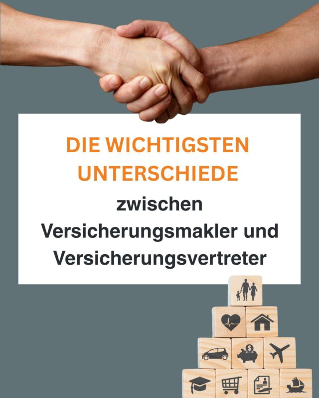 Versicherungsmakler oder Versicherungsvertreter: Wo liegt der Unterschied?
Du benötigst professionelle Beratung, um die richtige Versicherungslösung für dich zu finden? Du bist dir aber unsicher, ob du einen Versicherungsmakler oder einen Versicherungsvertreter beauftragen solltest?
Es ist wichtig, die Unterschiede zu kennen, um eine fundierte Entscheidung zu treffen. Hier erfährst du, welche Rollen ein Versicherungsmakler und ein Versicherungsvertreter haben und wie sie sich voneinander unterscheiden.
So kannst du die richtige Wahl treffen und die passende Beratung für deine Bedürfnisse finden.
Gerne beraten wir dich umfassend in allen Finanz- und Versicherungsfragen und finden die für dich beste Lösung!
Dein vivFreiburg Team
#versicherungsmakler #versicherungsvertreter #versicherungstipps
★★★★viv Freiburg – Deine Experten für individuelle Versicherungsberatung. Wir sorgen dafür, dass du rundum abgesichert bist.
