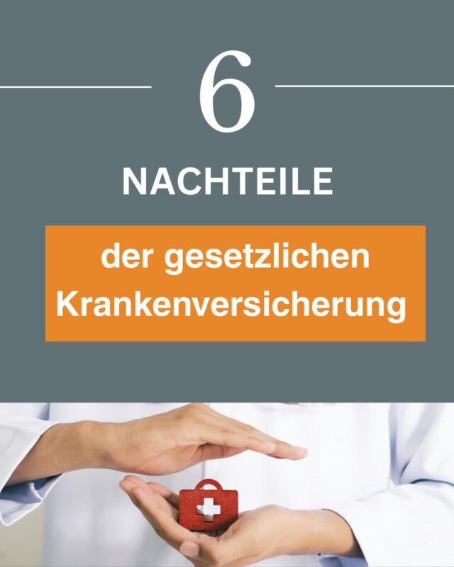 Bei der Wahl zwischen PKV und GKV gibt es sehr viele Faktoren zu beachten.
Beide Möglichkeiten haben selbstverständlich ihre Berechtigung und sollten daher anhand der individuellen Situation beurteilt werden.
Wir haben hier einmal 6 Nachteile der GKV aufgeführt, die jeder kennen sollte!
Durch eine Risikovoranfrage kannst du unverbindlich deine Chancen auf eine PK-Versicherung ausloten und herausfinden, bei welchem Versicherer du die besten Tarife bekommst. Über unsere Risikoprüfungsabteilung stellen wir für dich unverbindliche und anonyme Risikovoranfragen bei den besten Versicherern!
Bist du in der GKV oder PKV?
#pkv #gkv #versicherungstipps #finanztipps
★★★★viv Freiburg – Deine Experten für individuelle Versicherungsberatung. Wir sorgen dafür, dass du rundum abgesichert bist.