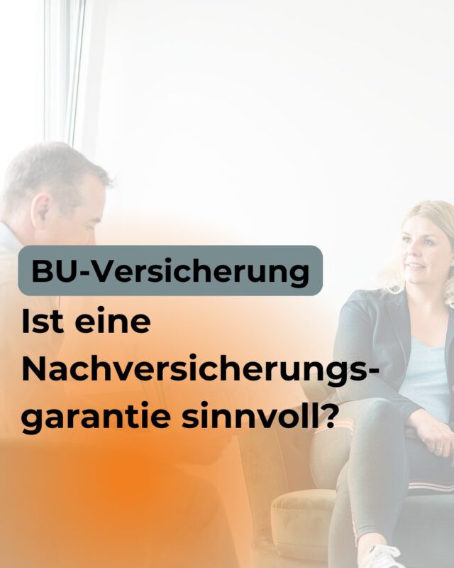 𝗡𝗮𝗰𝗵𝘃𝗲𝗿𝘀𝗶𝗰𝗵𝗲𝗿𝘂𝗻𝗴 𝗶𝗻 𝗱𝗲𝗿 𝗕𝗲𝗿𝘂𝗳𝘀𝘂𝗻𝗳𝗮̈𝗵𝗶𝗴𝗸𝗲𝗶𝘁𝘀𝘃𝗲𝗿𝘀𝗶𝗰𝗵𝗲𝗿𝘂𝗻𝗴- 𝗦𝗶𝗻𝗻𝘃𝗼𝗹𝗹?
Fragst du dich, ob eine Nachversicherungsgarantie sinnvoll ist? 🤔
Eine Berufsunfähigkeitsversicherung früh abzuschließen, ist klug – besonders in jungen Jahren, wenn die Beiträge noch bezahlbar sind. Im Laufe des Lebens ändern sich jedoch unsere Umstände und finanziellen Bedürfnisse. Bei einem Karrieresprung, Immobilienkauf oder Familiengründung sollte die Möglichkeit bestehen, die BU-Rente zu erhöhen.
Aber wie funktioniert das genau? Was musst du beachten? 🧐 Und was genau ist überhaupt eine Nachversicherungsgarantie?
In diesem Beitrag werfen wir einen genaueren Blick auf die Nachversicherung und geben dir wertvolle Tipps und Infos. Bleib dran, es wird spannend! 🎉✨
Hast du gerade dein Studium oder deine Ausbildung abgeschlossen oder steht ein großes Lebensereignis an? Denk an die Antragsfristen für die Nachversicherung!
Komm hier gerne jederzeit auf uns zu.😊 
Dein viv-Team Freiburg
🌐www.versicherungsmakler.top
📧kontakt@versicherungsmakler.top
#Krankenversicherung #PKV #GKV #Gesundheit #Vorsorge #DemografischerWandel #MedizinischerFortschritt #PrivateKrankenversicherung #Inflation #Finanzen